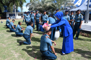 Lanal Sabang Gelar Upacara Kenaikan Pangkat Prajurit
