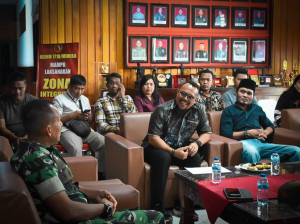 Dandim 1710/Mimika Terima Audiensi Ketua KPU Mimika, Pererat Silaturahmi dan Tingkatkan Sinergitas