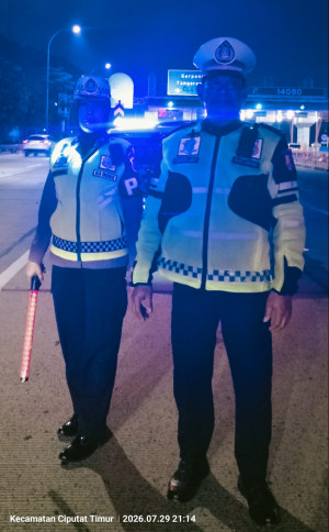 Korlantas Polri Resmi Operasikan Bodycam, Ka Induk PJR Tol BSD Bersama Personel Langsung Terapkan di Lapangan