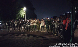 Satpol PP Jakarta Utara Jaga Ketertiban Kawasan Wisata Danau Sunter