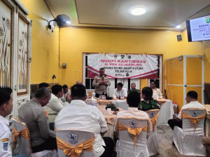 Ngopi Kamtibmas Kapolsek Koja di Jl Cemara, Perkuat Sinergi Warga Jaga Keamanan Lingkungan