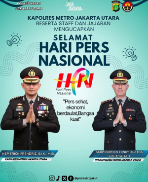 Kapolres Metro Jakut Apresiasi Peran Pers di Hari Pers Nasional 2026