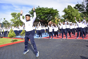Dankodaeral X Pimpin Apel dan Olahraga Bersama Semangat Satu Jiwa Satu Suara Satu Pengabdian