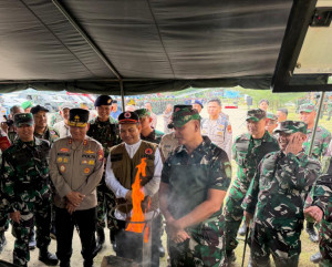 Lanal Bengkulu Ikuti Apel Gelar Latihan Kesiapsiagaan Operasional Penanggulangan Bencana Alam Gempa Bumi Megathrust Tahun 2026