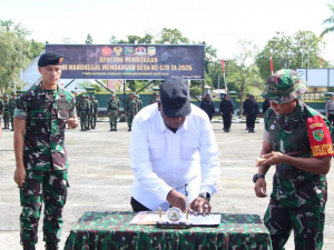 Bupati Mimika Buka TMMD Reguler Ke-128 Kodim 1710/Mimika, Kampung Keakwa Jadi Sasaran Utama