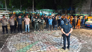 Polsek Pademangan Gelar Apel KRYD Bersama Stakeholder, Antisipasi Tawuran dan Balap Liar