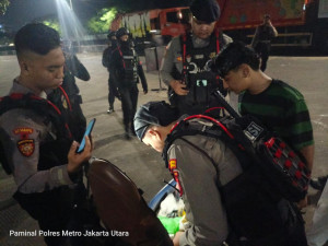 Razia Stasioner dan Patroli Mobile di Danau Sunter Selatan, Polisi Pastikan Jakarta Utara Aman dari Gangguan Kamtibmas