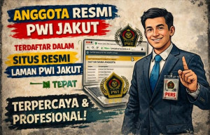 Kalau Anda Anggota PWI Jakut Pasti Terdaftar di Laman Resmi PWI Jakut