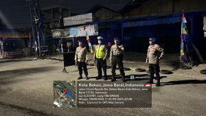 Jaga Jakarta On The Spot, Polsek Bekasi Barat Gelar Razia Stasioner dan Patroli Antisipasi Kejahatan Jalanan serta Tawuran