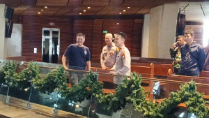 Polsek Metro Penjaringan Lakukan Pengecekan Kesiapan Gereja GKY Pluit Jelang Perayaan Natal