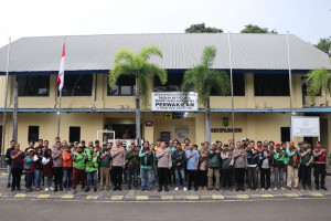 Polres Kepulauan Seribu Rangkul Sabuk Kamtibmas, Perkuat Sinergi Bersama Komunitas Ojol