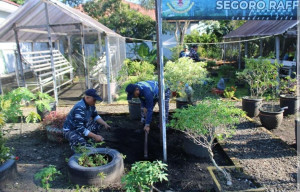 Minggu Bersih Lanal Bengkulu Dalam Rangka HUT Ke 80 TNI Tahun 2025