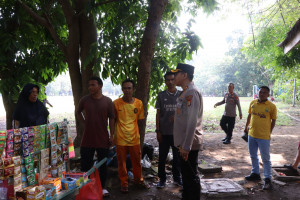 Kapolres Kepulauan Seribu Jaga Jakarta On The Spot di Pulau Panggang, Sambang Warga dan Sosialisasikan Layanan Polisi 110