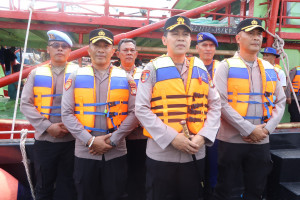 Kapolres Kepulauan Seribu Pimpin Langsung Jaga Jakarta On The Spot Kamtibmas di Perairan Kepulauan Seribu