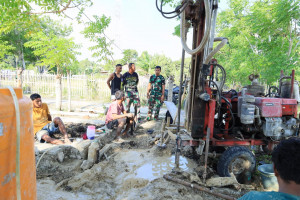 TMMD Ke-129 Bawa Harapan Baru, Sumur Bor Dibangun untuk Warga Bokimaake