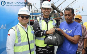Sinergi Bank Indonesia Provinsi Bengkulu Dengan Lanal Bengkulu, Kick Off Layanan Kas Keliling Susur Pantai