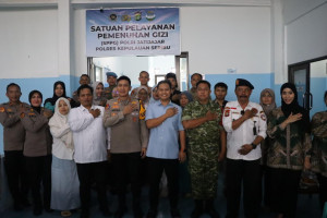 Polres Kepulauan Seribu Resmikan dan Gelar Tasyakuran Dapur SPPG di Jatijajar, Depok