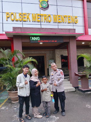 Respons Cepat Polisi, Anak Terpisah dari Orang Tua di Thamrin Kembali ke Pelukan Keluarga