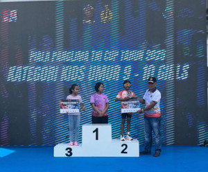 Danlanal Bintan Hadiri Acara Aquathlon 2025