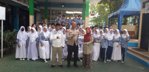 Kapolsek Koja Sosialisasikan Program Jaga Jakarta dan Sekolah Kemala Taruna Bhayangkara di SMPN 84