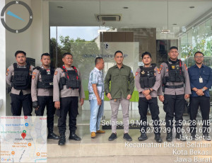 Jaga Kondusivitas Objek Vital, Tim 2 Perintis Presisi Polres Metro Bekasi Kota Sisir Galaxy Hingga Summarecon