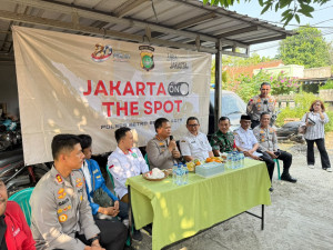 Jaga Jakarta On The Spot Kapolres Metro Bekasi Kota di Bantar Gebang, Kupas Solusi Curanmor hingga Layanan SIM