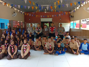 Polsek Pademangan Gelar Police Go To School, Edukasi Pelajar Jaga Kamtibmas dan Disiplin Diri