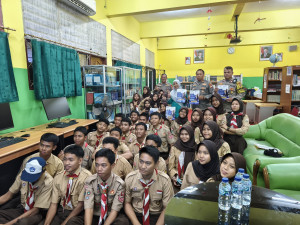 Polsek Pademangan Sosialisasikan Sistem Penerimaan Murid Baru SMA Kemala Taruna Bhayangkara