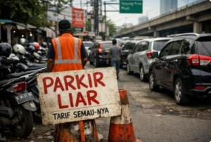 Parkir Liar Menjamur di Jakarta Utara, Warga Desak Kasudin Dishub Bertindak Tegas