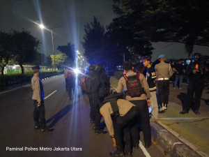 Patroli KRYD dan Razia Stasioner, Polres Metro Jakarta Utara Pastikan Situasi Tetap Kondusif
