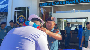 Komandan Lanal Sabang Pimpin Upacara Purna Tugas Prajurit