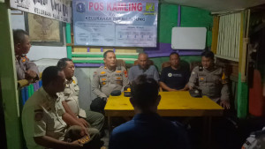 Polsek Kepulauan Seribu Selatan Gelar Pemantauan dan Pembina Pos Kamling di Tiga Kelurahan
