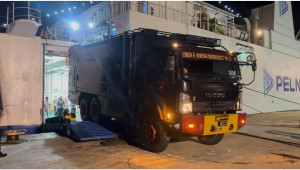 Kapal PT Pelni Pembawa Pasukan dan Logistik Polri Tiba di Pelabuhan Belawan Perkuat Penanganan Bencana di Sumatera Utara