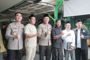 Kapolres Metro Jakut Sambangi Ponpes Ash Sholihin Al Abror, Ajak Tokoh Agama Jaga Kamtibmas