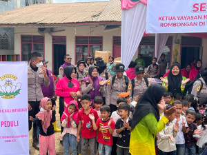 Datang untuk Mengabdi, Hadir untuk Menyembuhkan: 9 Taruna Akpol dan SSDM Polri Laksanakan Trauma Healing Perdana di Aceh Tamiang