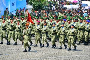 Komandan Kodaeral l Turut Serta Ikuti Upacara Parade dan Defile Peringatan Puncak HUT Ke 80 TNI di Monas
