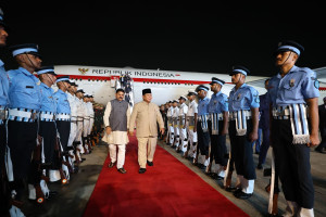 Prabowo Tiba di New Delhi, Siap Perkuat Peran Indonesia di KTT ke-18 BRICS