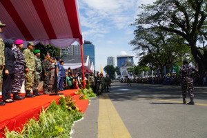 Kodaeral l Ikuti Upacara Puncak Peringatan HUT Ke 80 TNI Tahun 2025 Wilayah Provinsi Sumatera Utara