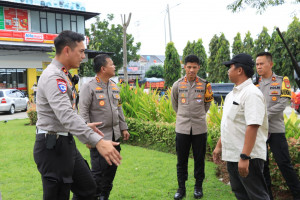 Persiapan One Way Nasional, Kapolres Metro Bekasi Kota Cek Titik Krusial Pos Pantau di Rest Area KM 6B