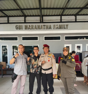 Polsek Cilincing Pastikan Perayaan Natal 2025 Aman, 31 Gereja Dijaga Ketat