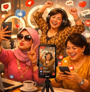 Fenomena "Puber Kedua" Emak-Emak Ramai di Media Sosial