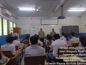 Polisi Sambangi Sekolah Fajar Indah, Ajak Siswa Jauhi Narkoba dan Kenakalan Remaja