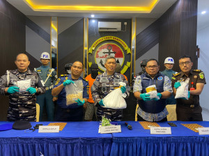 Lanal Bintan Berhasil Gagalkan Penyelundupan Narkotika fi Perairan Selat Sunda