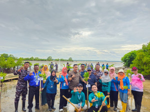 Kepedulian Lanal Bintan Dalam Peran Sertanya Selamatkan Pantai Dari Abrasi