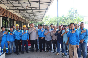 Kapolres Priok Dengar Curhatan Buruh TKBM Lewat Ngopi Kamtibmas