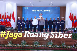 Kapolri Terima Adhi Bhakti Senapati, Jadi Motivasi Perkuat Sinergi Keamanan Siber