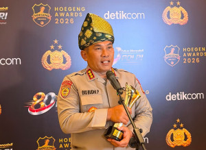 Kombes Pol Eko Budhi Purwono Raih Hoegeng Awards 2026 Kategori Polisi Berdedikasi Lewat Program Green Policing