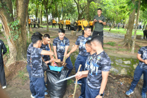 Lanal Banjarmasin Bersama TNI, POLRI dan Pemda Kalimantan Selatan Laksanakan Bakti Kebersihan