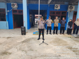 Police Go To School, Polsek Cilincing Beri Edukasi Kamtibmas di SMK 1 Cilincing