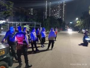 Ops Pekat Jaya 2026, Polsek Metro Penjaringan Laksanakan Patroli Antisipasi Kejahatan Jalanan